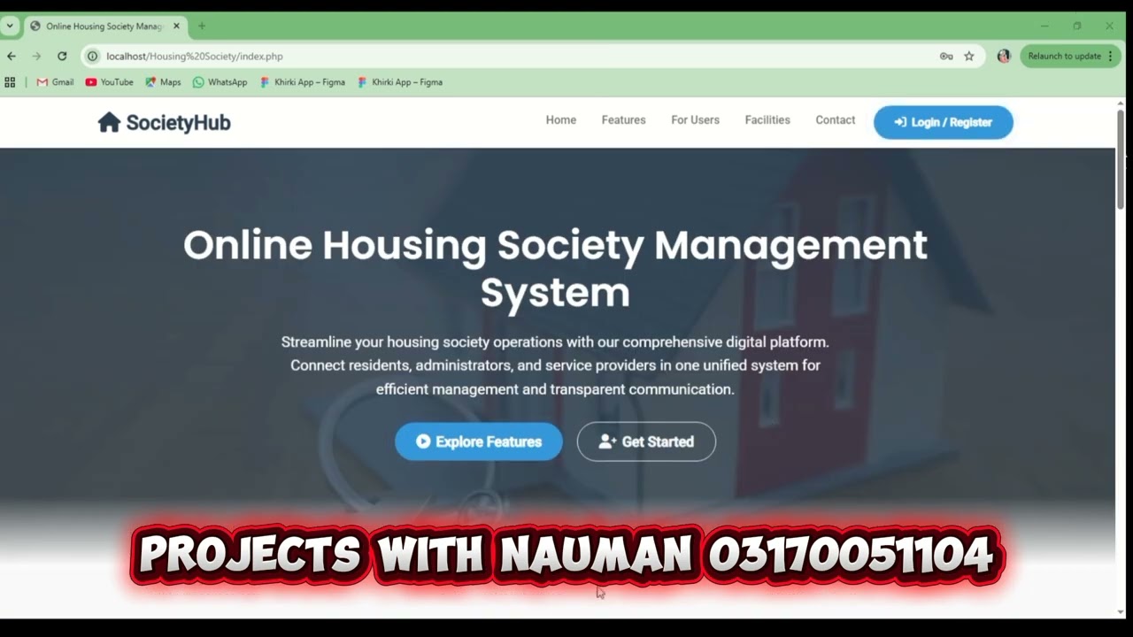 Online Housing Society management - cs619 fyp prototype - final deliverable 