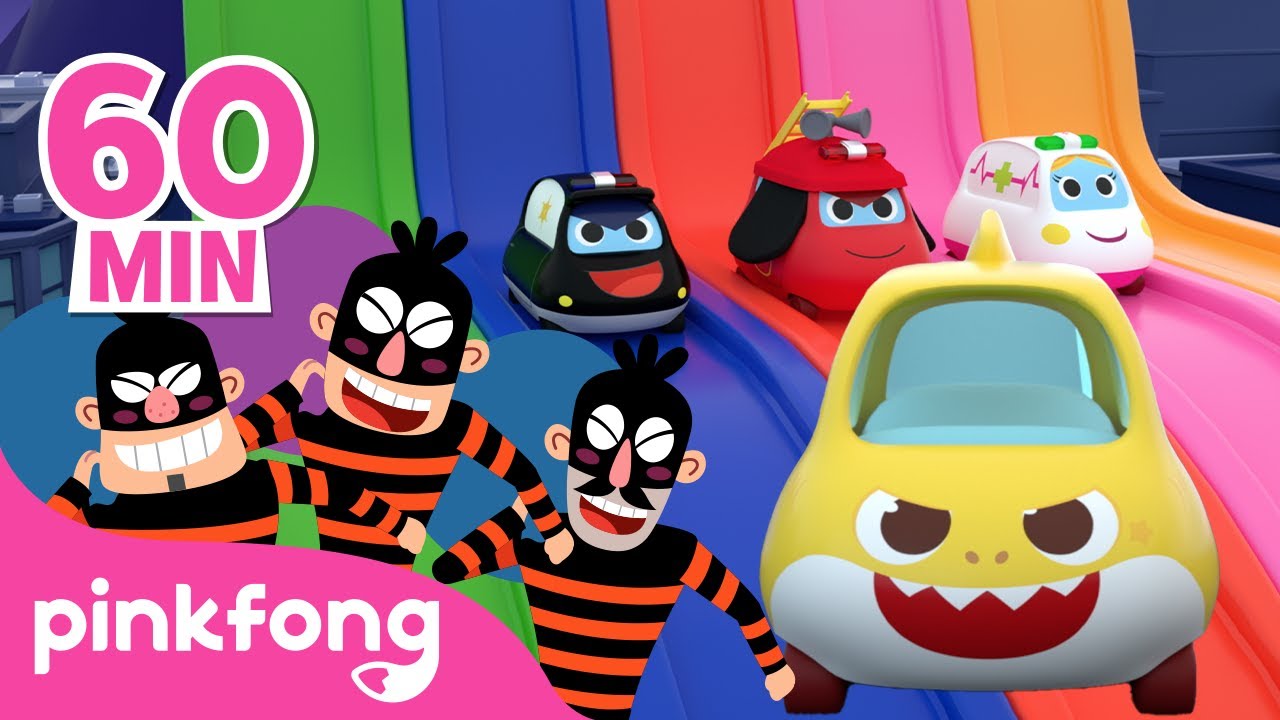Go! Go! Super Rescue Team and more | Compilation | Baby Shark Cars | Pinkfong Baby Shark for Kids
