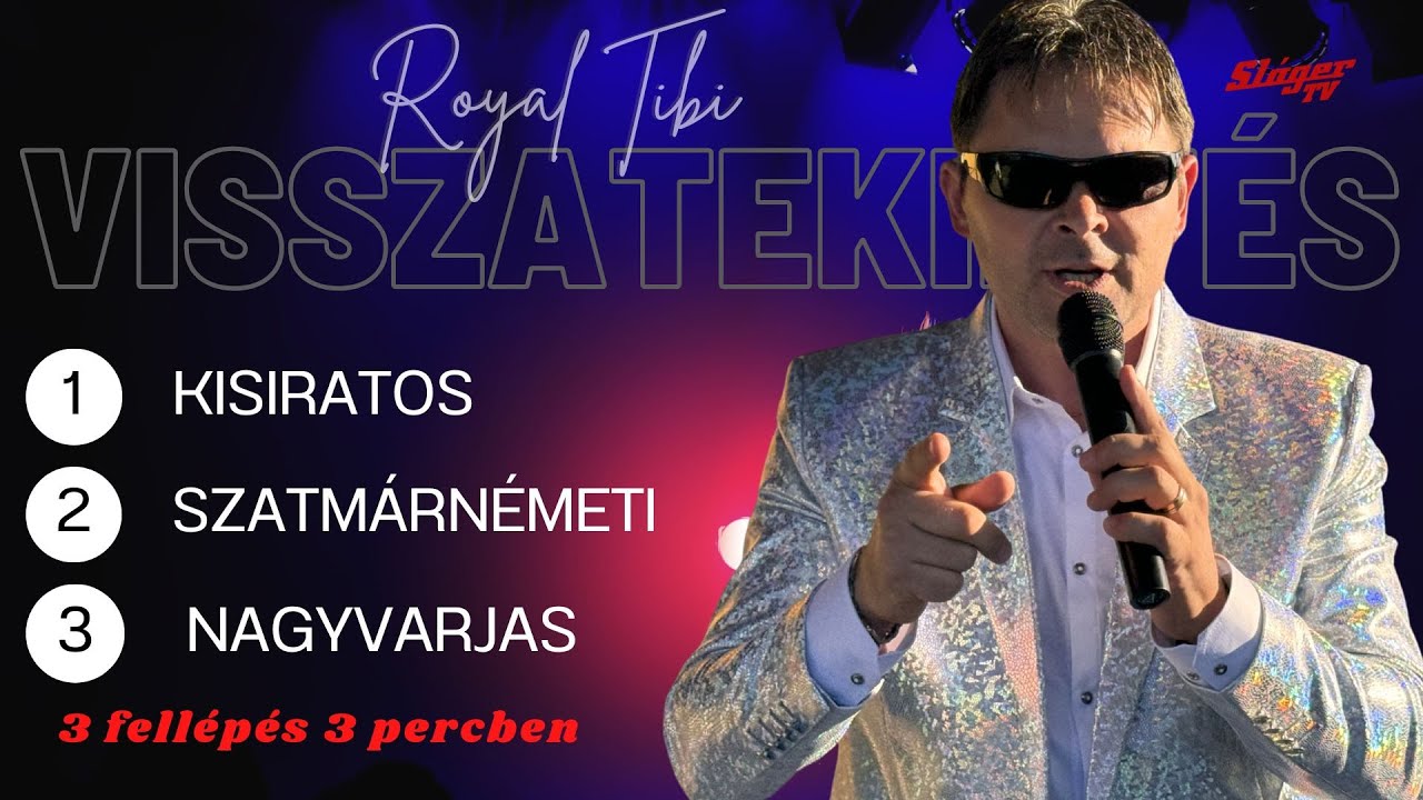 𝐑𝐎𝐘𝐀𝐋 𝐓𝐈𝐁𝐈 𝐚 𝐒𝐋𝐀́𝐆𝐄𝐑 𝐓𝐕 𝐞𝐥𝐨̋𝐚𝐝𝐨́𝐣𝐚 - 3 fellépés 3 percben - Kisiratos, Szatmárnémeti, Nagyvarjas