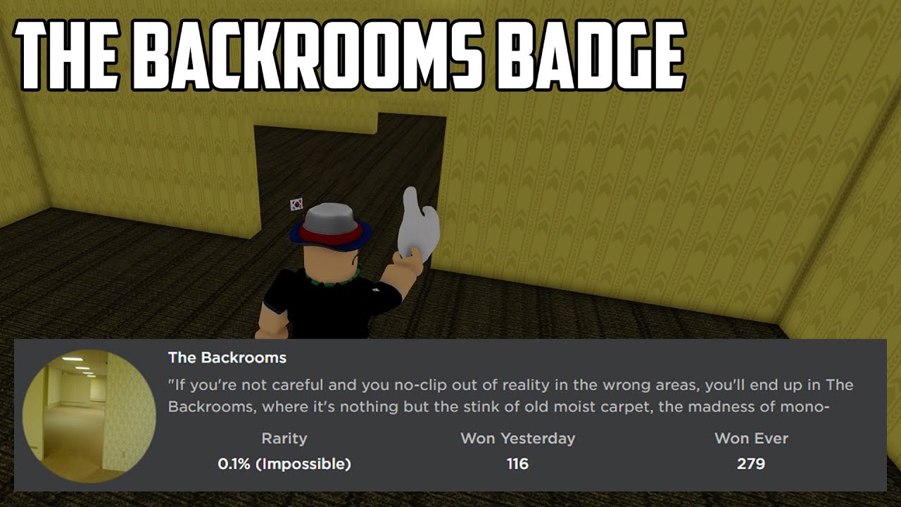 How To Get "The Backrooms" Badge - Slap Battles