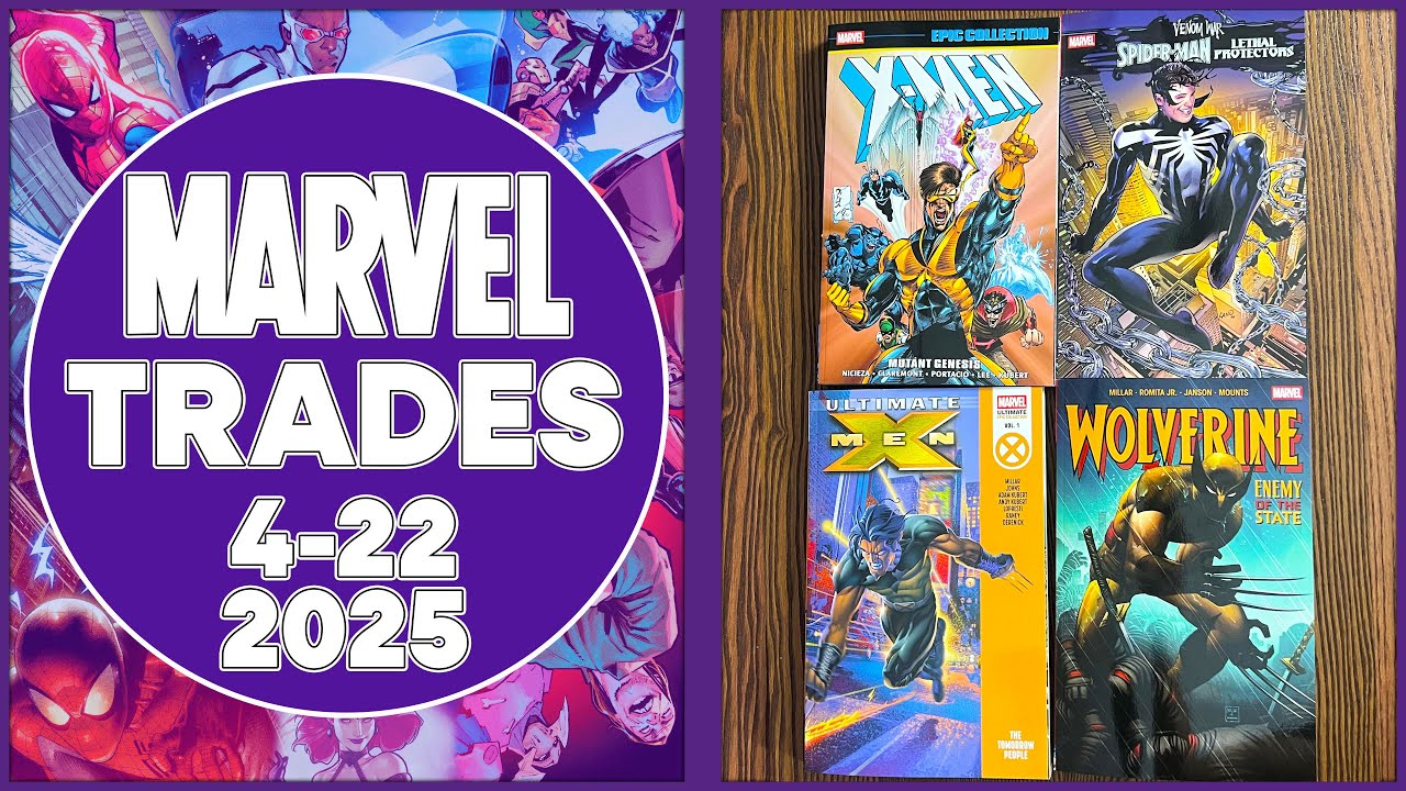 Marvel Books 4/22/25 | X-Men Epic: Mutant Genesis | Ultimate X-Men Epic: The Tomorrow People