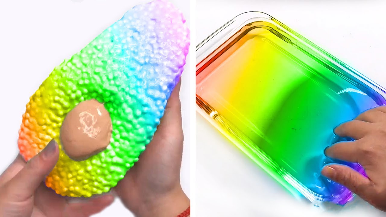 12 Hours Of Oddly Satisfying Slime ASMR - Relaxing When Stressed Or Sleepy