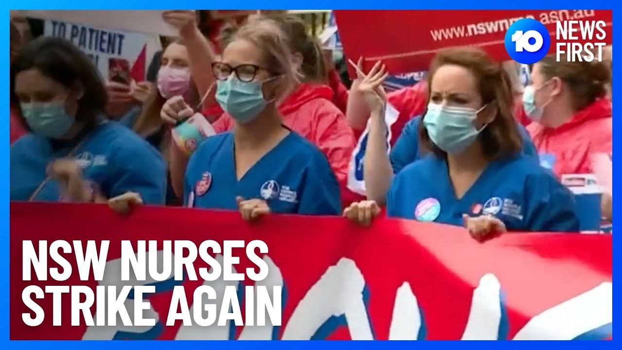 NSW Nurses And Midwives Strike | 10 News First