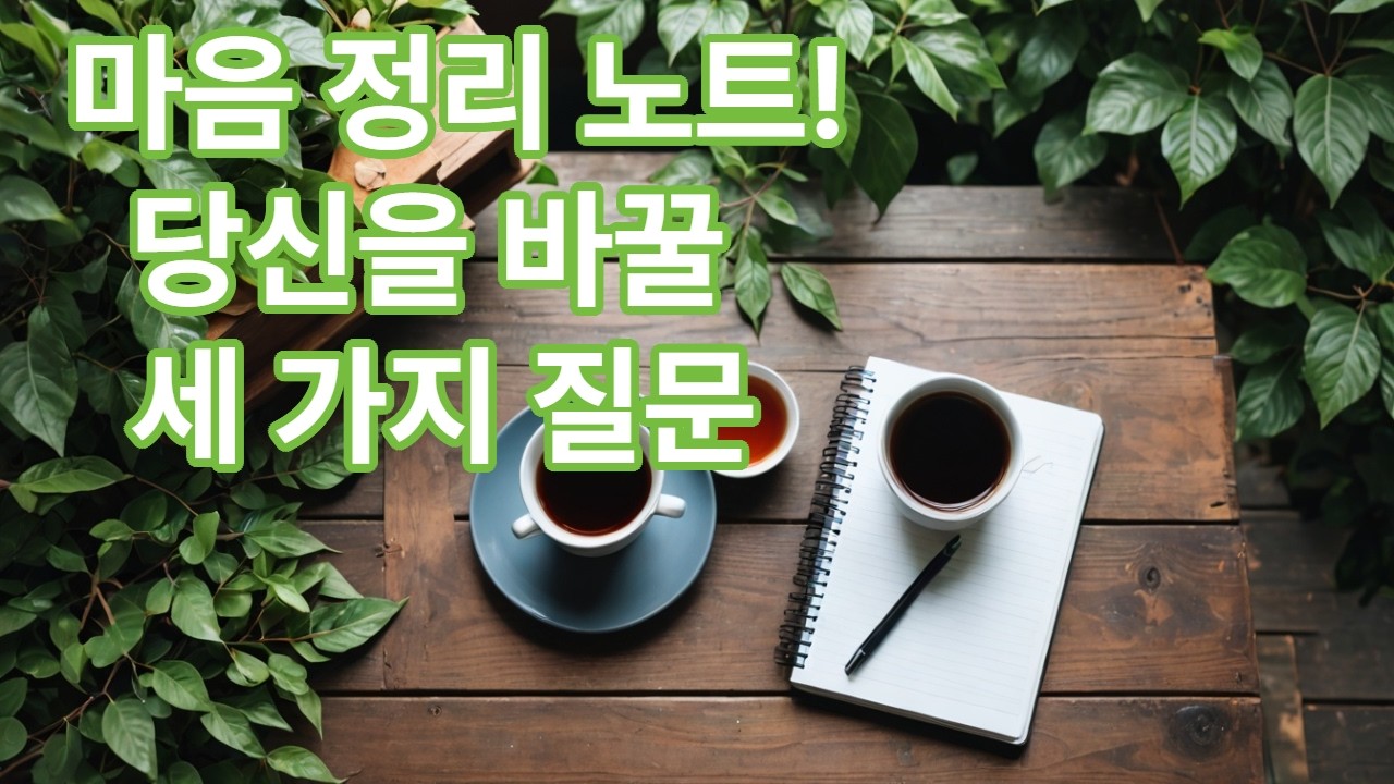한뼘마인드셋106_마음 정리 노트