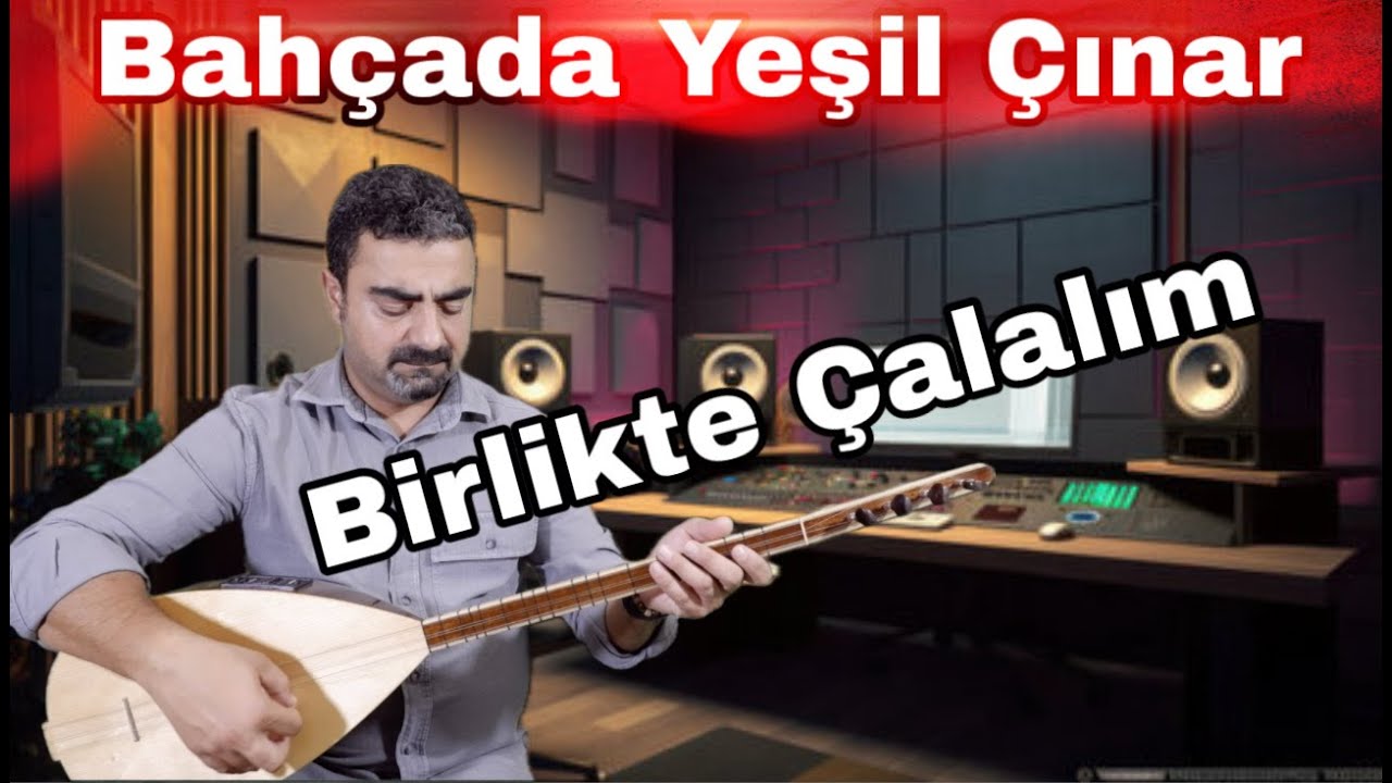Bahçada Yeşil Çınar/kısa sap/bağlama/saz/solfej/birlikte çalalım/özel ders