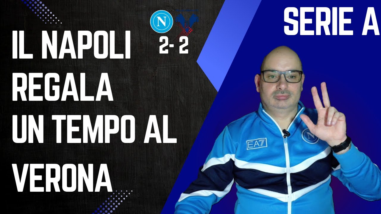 Napoli regala un tempo al Verona
