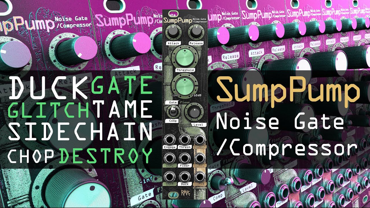 SumpPump Extreme Stereo Noise Gate/Compressor by Robots Are Red || Full Walkthrough and Demo