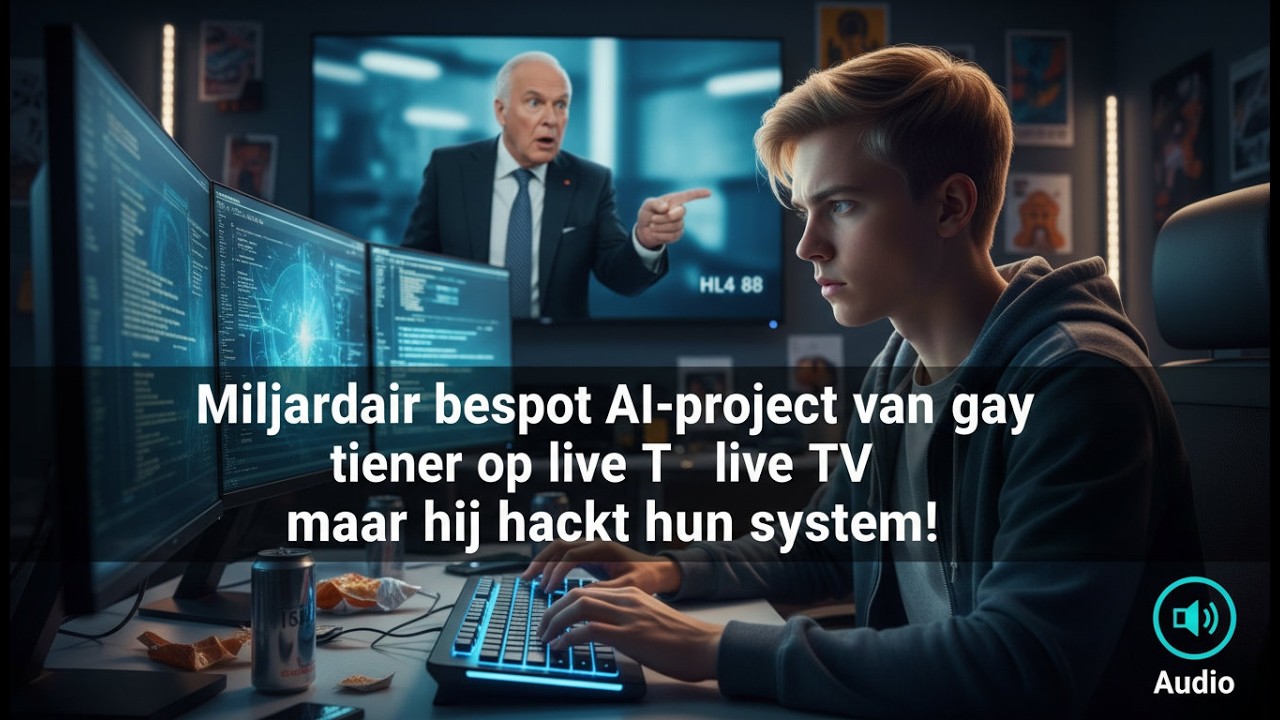 Miljardair bespotte AI-project van gay tiener op live TV - maar hij hackte hun systeem en...