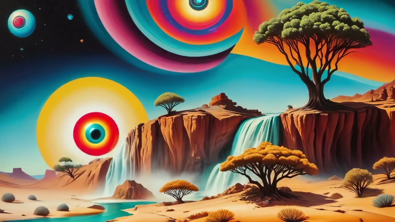 Surreal Desert Water 4K