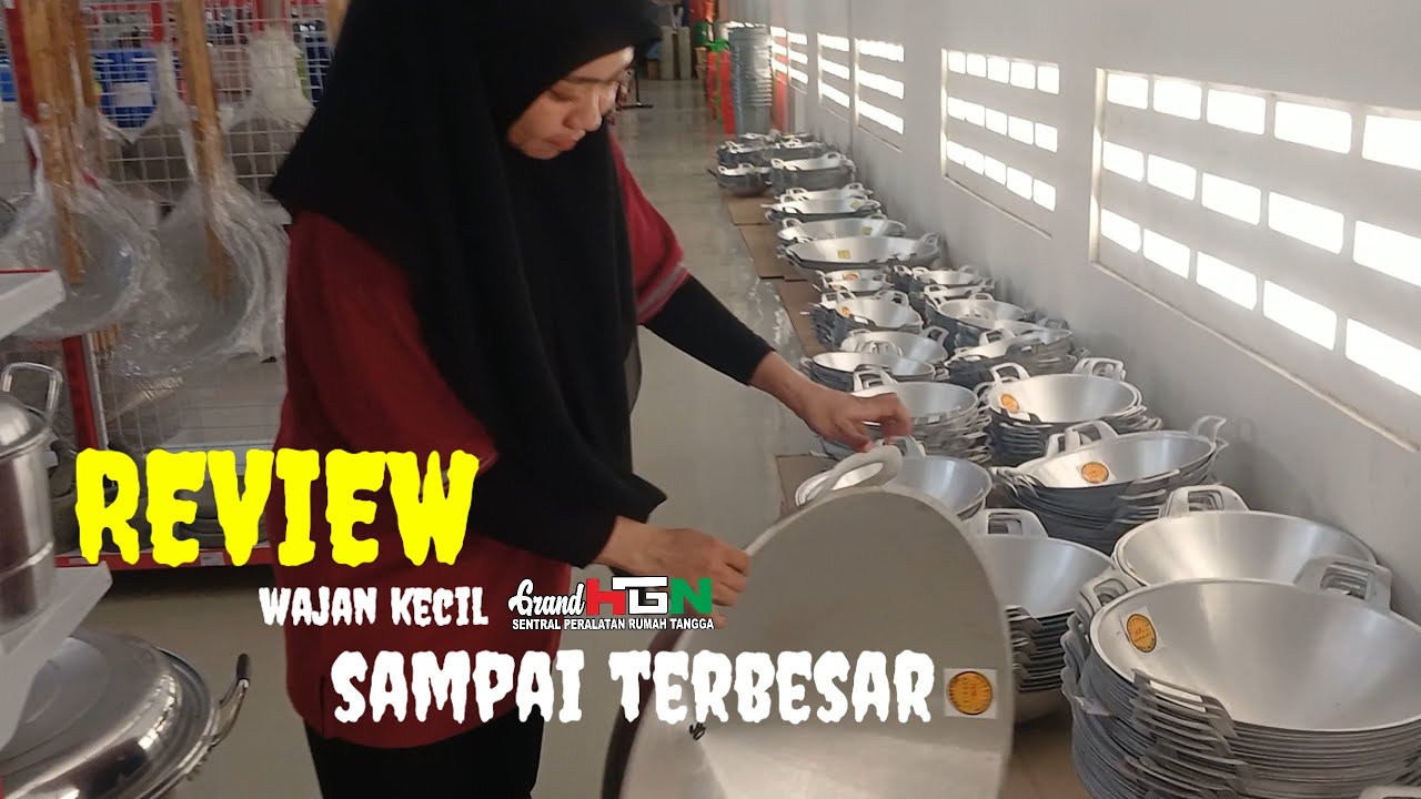 Wajan - wajan dari ukuran kecil sampai terbesar | grand HGN | jl.karaeng barasa male'leng Pangkep