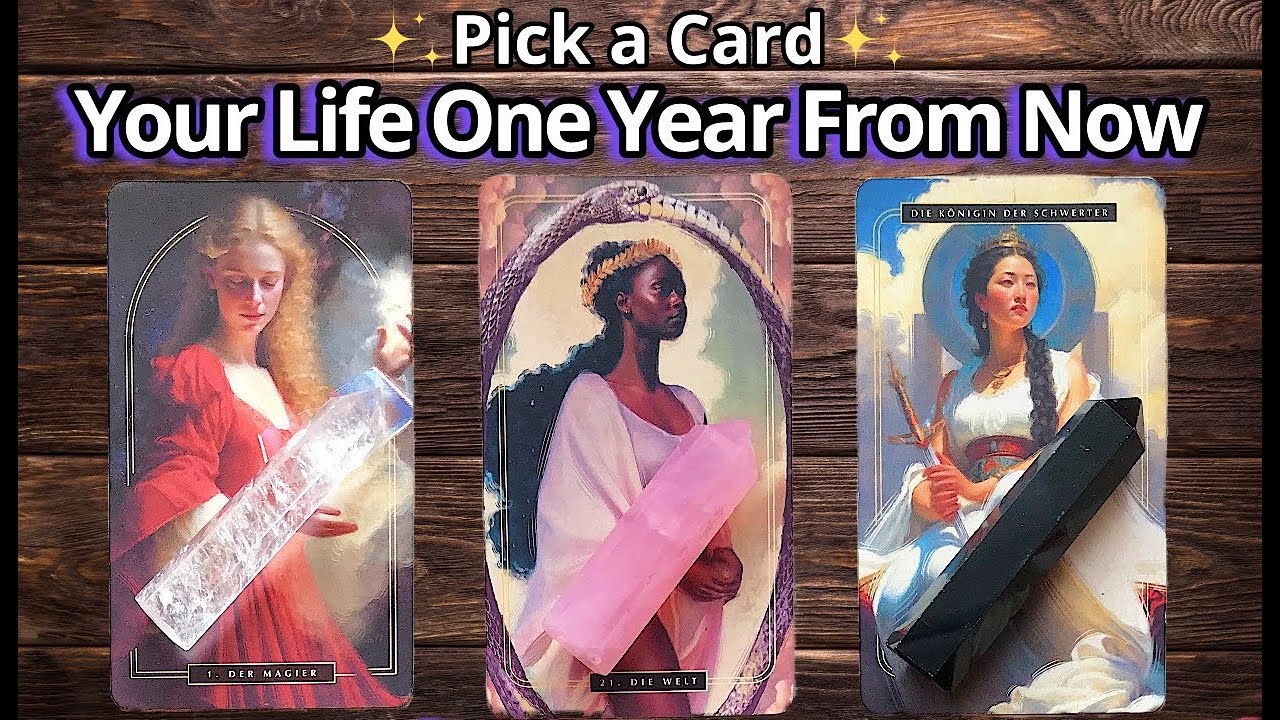 💕✨THIS IS YOUR LIFE ONE YEAR FROM NOW✨💕WHERE WILL YOU BE?💖👆🏻‼️#pickacard Tarot Reading