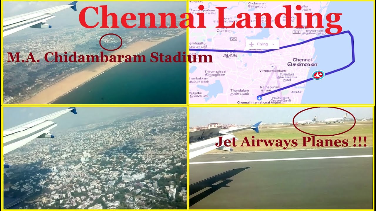 Landing in Chennai 2020 | Spotting Jet Airways | Best Landing Ever #chennai #jetairways