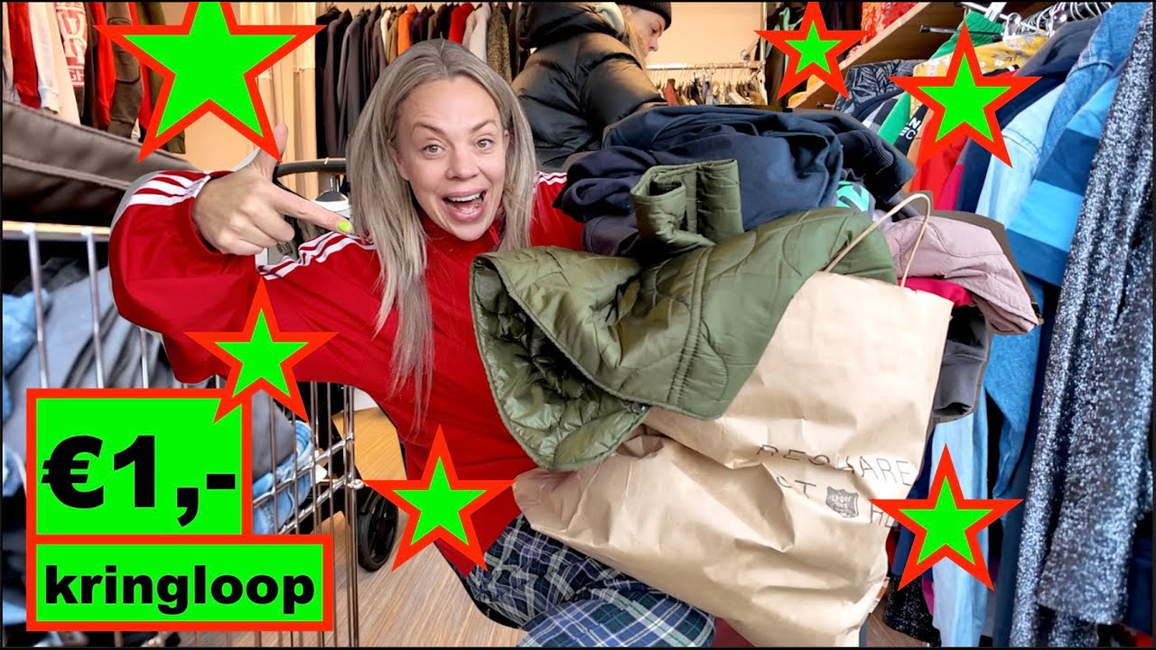 KLEDING €1,- Allemaal iconen gevonden in TWEE hele KLEINE KRINGLOOPWINKELS