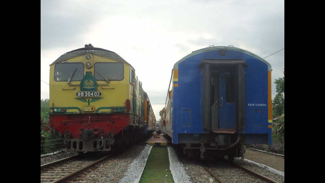 [Kompilasi] Jaman Indah Ketika Kereta Api Pandanwangi di hela Lokomotif BB 304 02