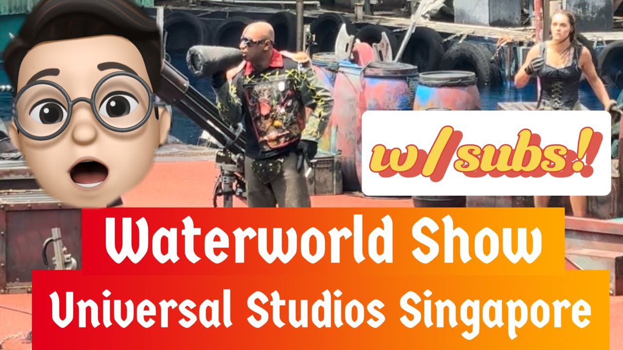 Waterworld Show at Universal Studios Singapore #waterworld #universalstudios #poptraveltales