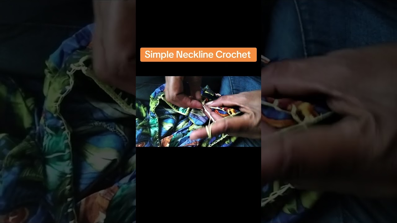 Simple Neckline Crochet Pattern 