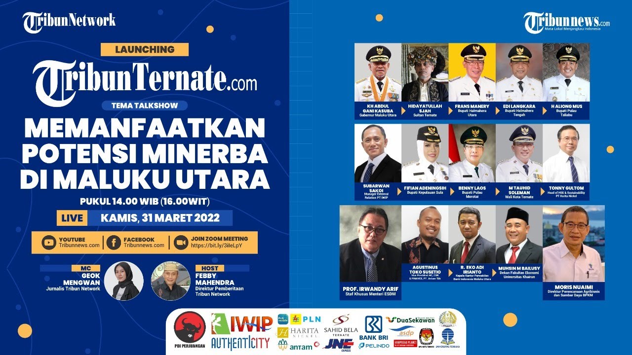 🔴 Launching TribunTernate.com: Memanfaatkan Potensi Minerba di Maluku Utara