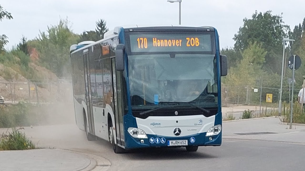 Regiobus Hannover | Mitfahrt auf dem Kompl. 170 Von Hannover ZOB bis Wasserstadt Limmer im MB C2