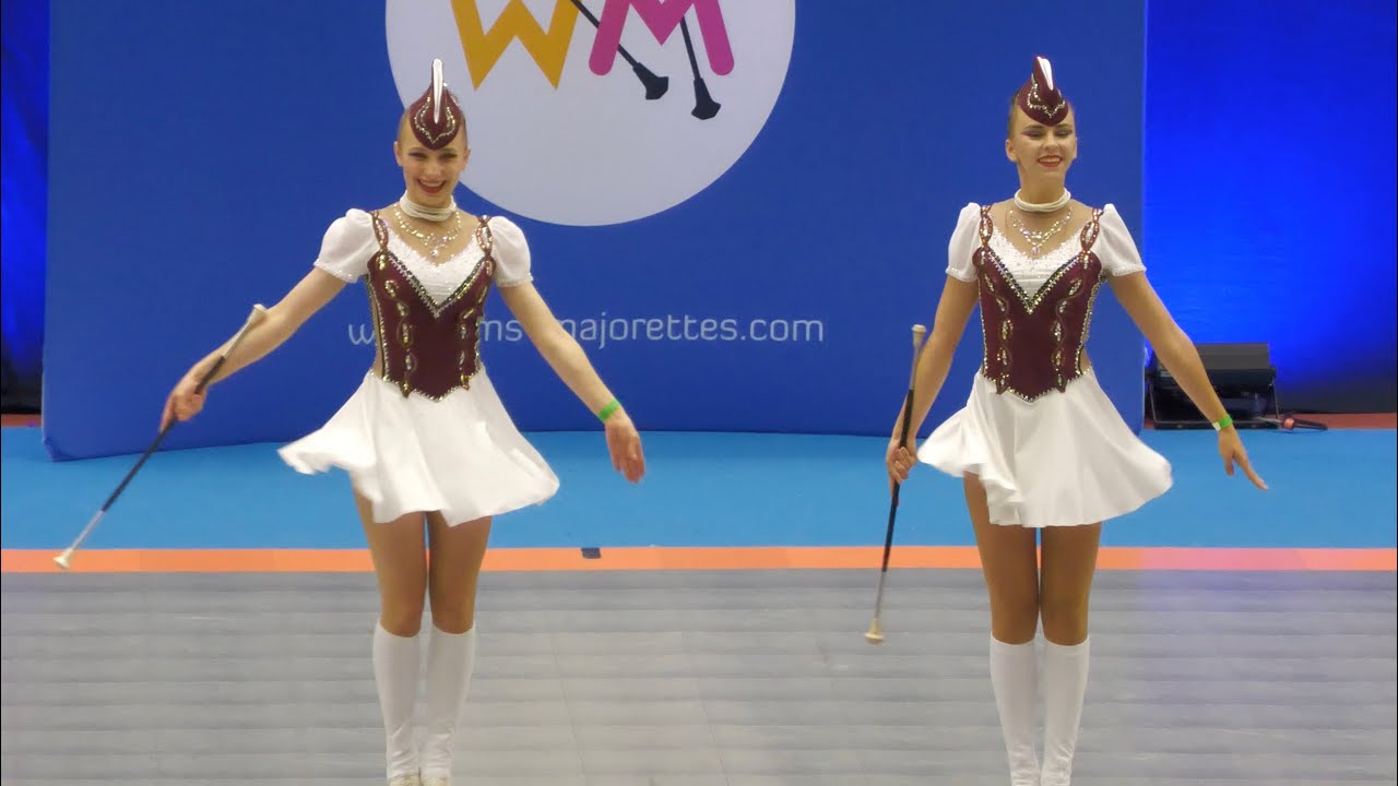 Majorettes *ZARA Racibórz* BATON duo / Mažoretki  - Ostrava 2025 WM Championship