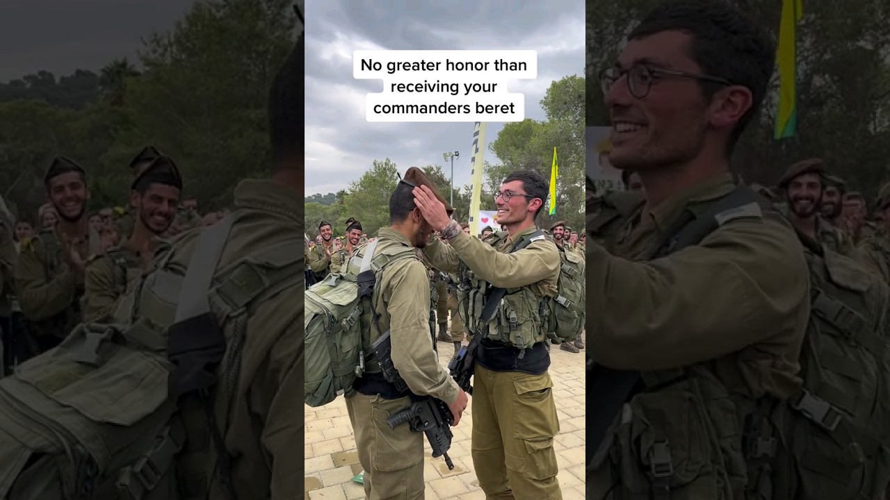 IDF Golani Brigade Soldier Receives his Commander&rsquo;s Beret