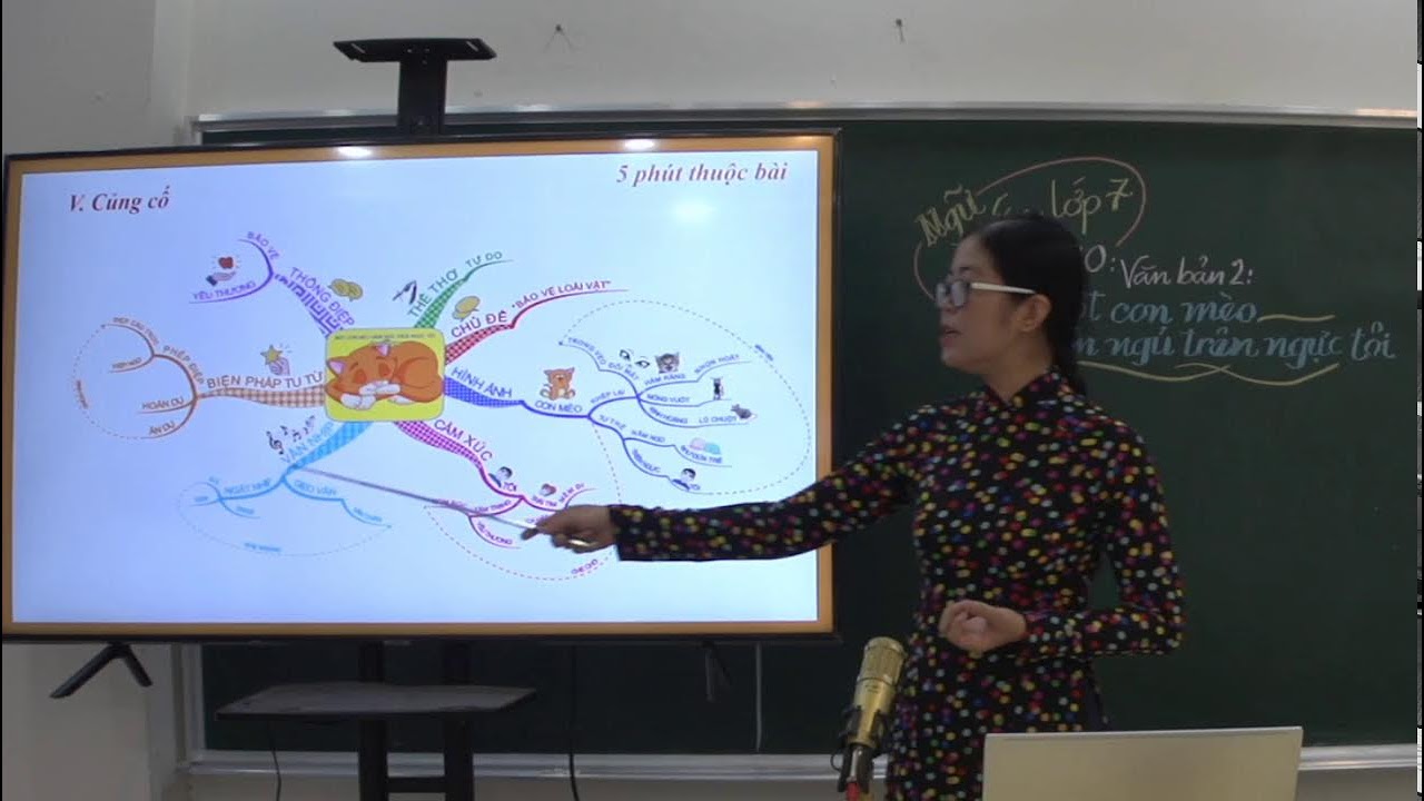 Ngữ văn lớp 7-Bài 10-Văn bản 2-MỘT CON MÈO NẰM NGỦ TRÊN NGỰC TÔI