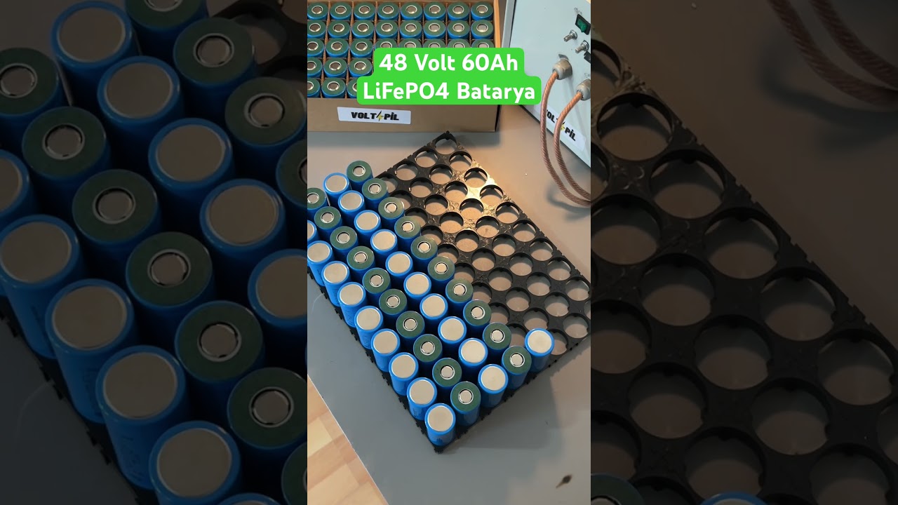 48V 60Ah LiFePO4 Batarya | Güçlü ve Güvenli! ⚡🔋