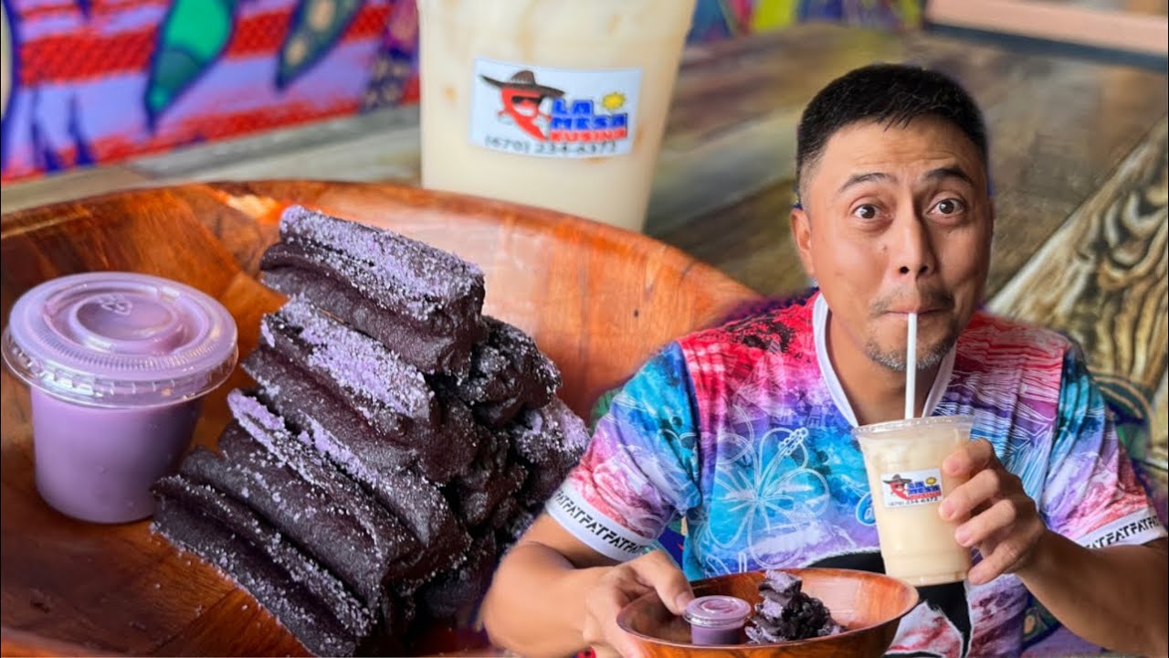 UBE overload Churros - TRIPLE the UBE flavor