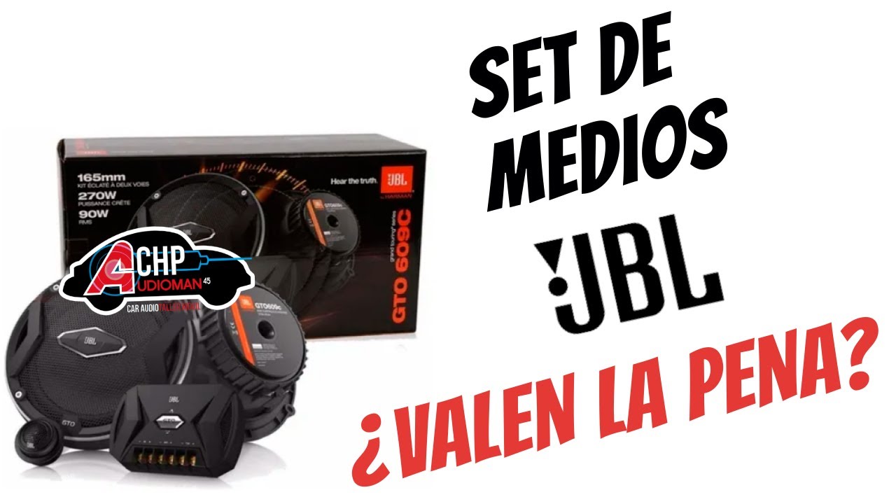 Set De Medios JBL Gto 609c (UNBOXING)