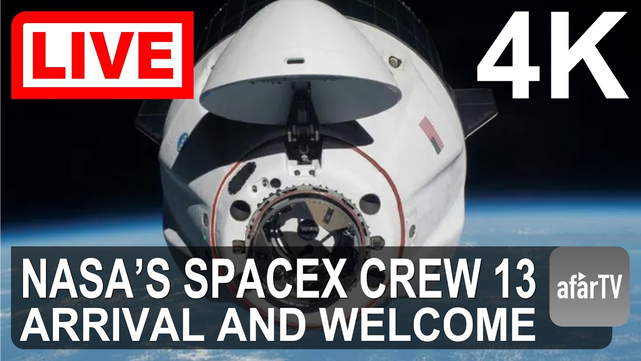 LIVE: NASA SpaceX Crew-13 Arriving at the International Space Station | Oct. 1, 2026