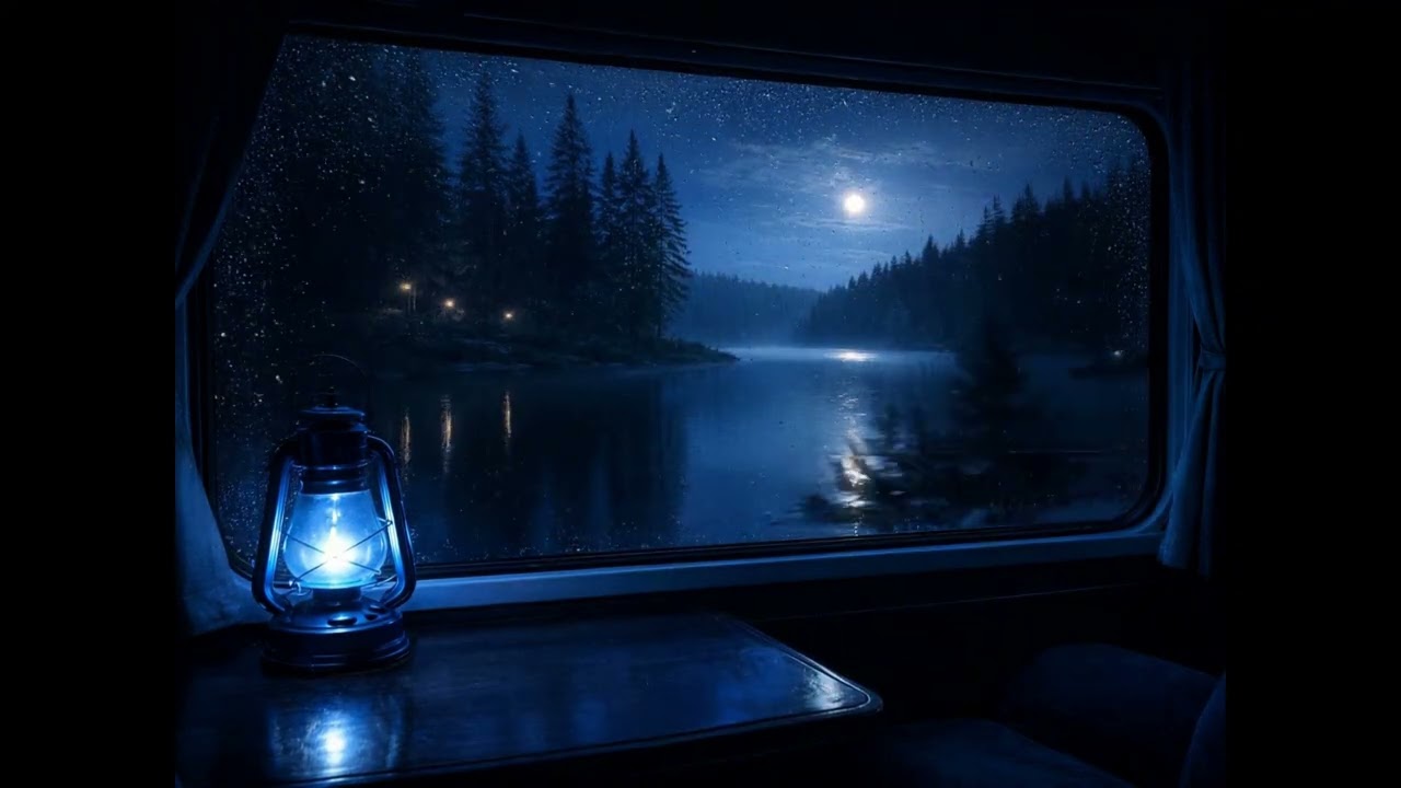 A Quiet Train Crossing Through the Night | Soft Lo-Fi
