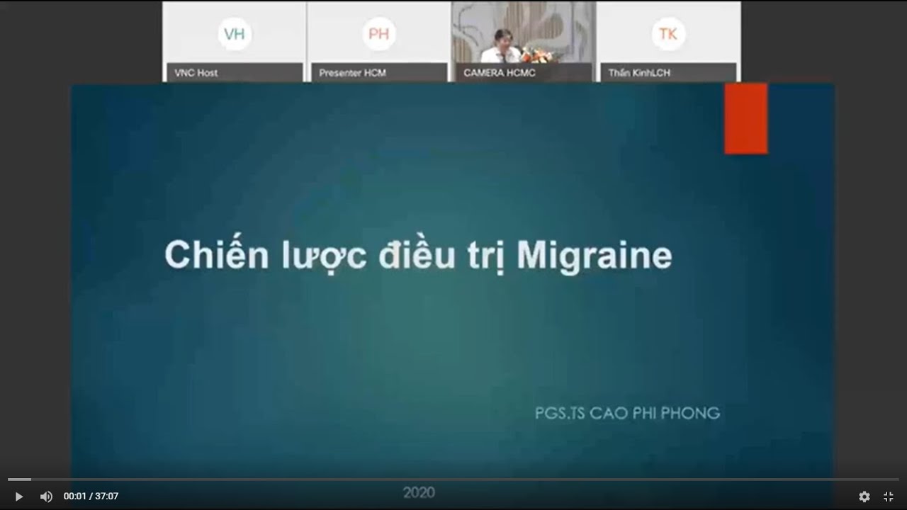 Chiến lược Điều trị Migraine - PGS Cao Phi Phong