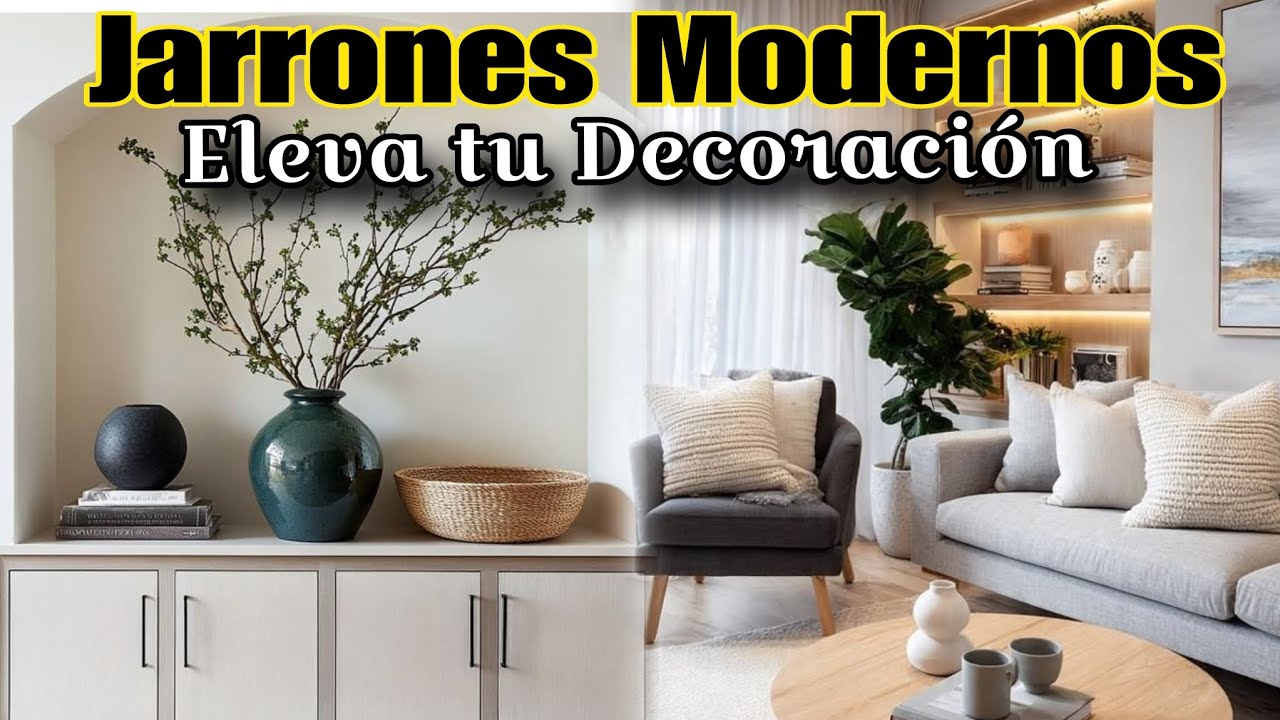 ✨ JARRONES DECORATIVOS MODERNOS: El detalle que transforma tu hogar al instante ✨