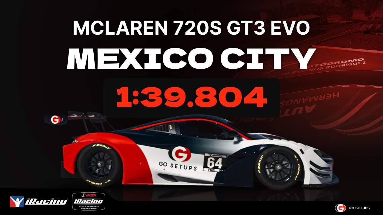 iRacing | Mclaren 720S GT3 EVO - Mexico GP - IMSA - 2025 S4 Week 7 | Hotlap