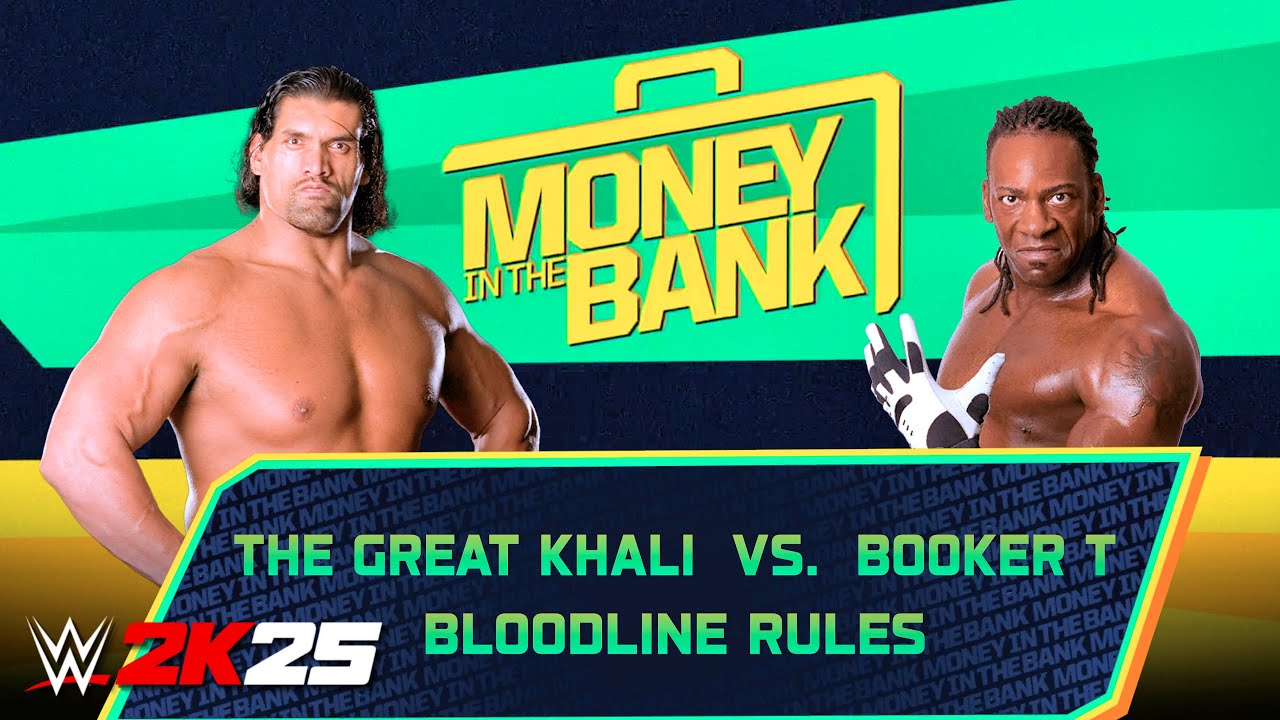 WWE 2K25 - Великий Хали против Букера Ти [Один на один] [Правила родословной] [ПОЛНЫЙ МАТЧ]