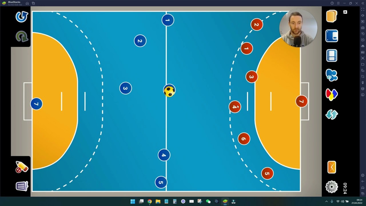 Handball Taktikerklärung - Schnelle Mitte