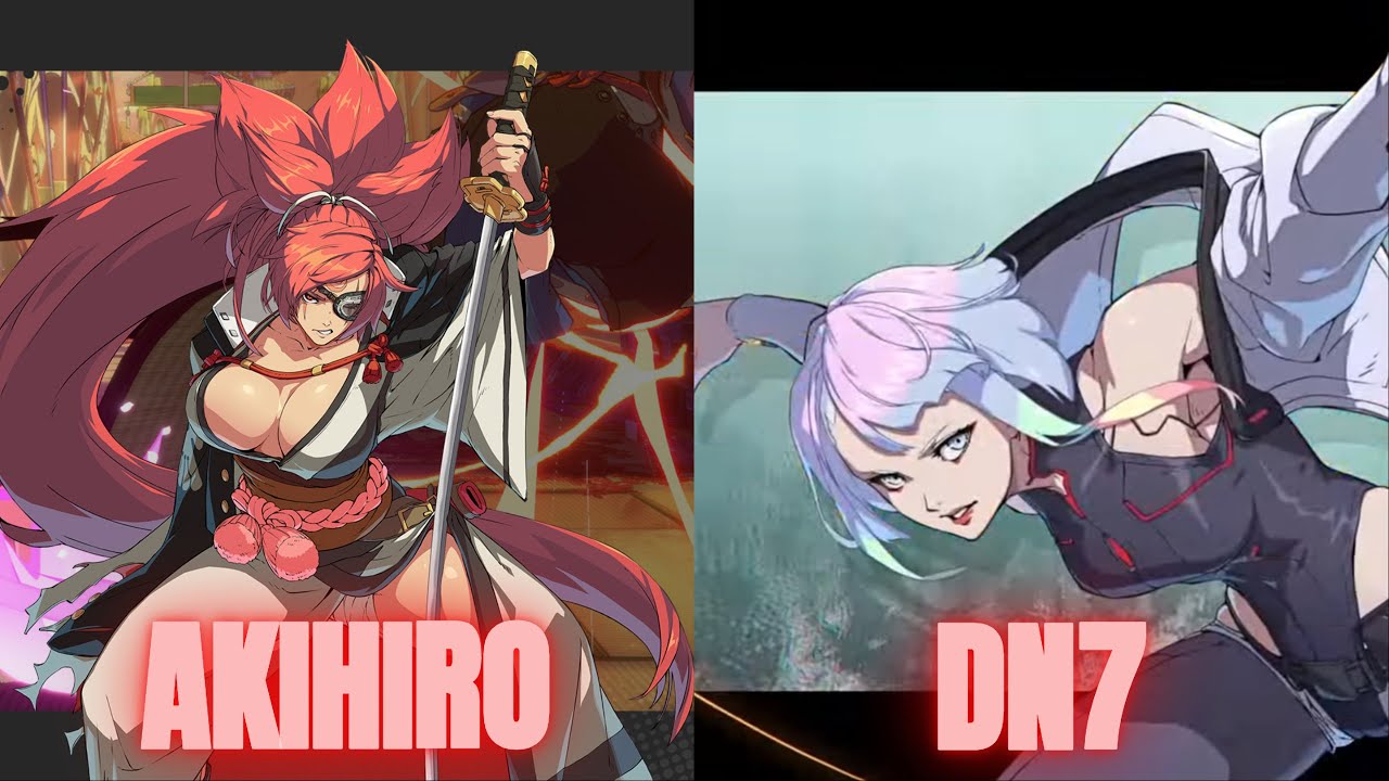 Guilty Gear Strive Akihiro Baiken VS DN7 Lucy High Level Gameplay