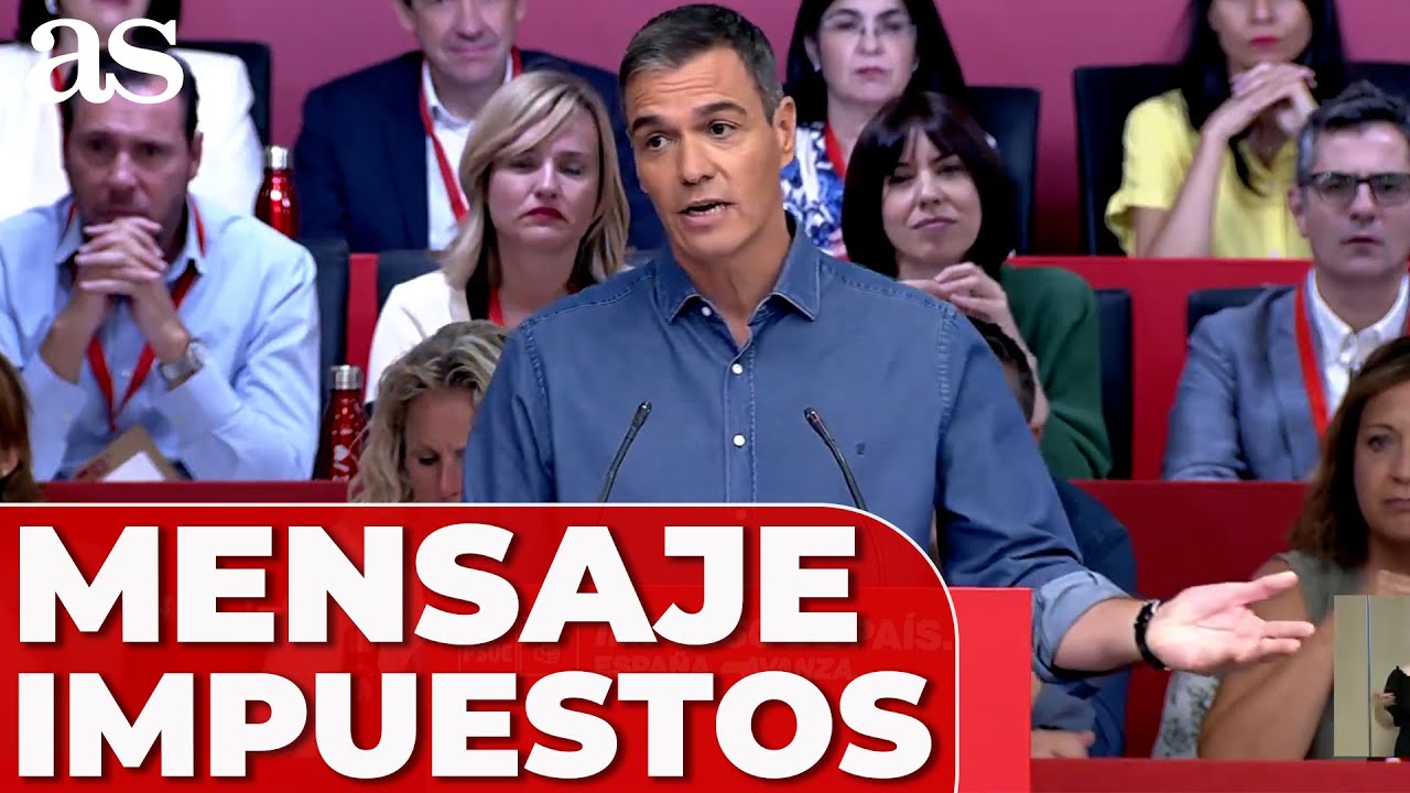 El MENSAJE de PEDRO SÁNCHEZ a la DERECHA a cuenta de los IMPUESTOS