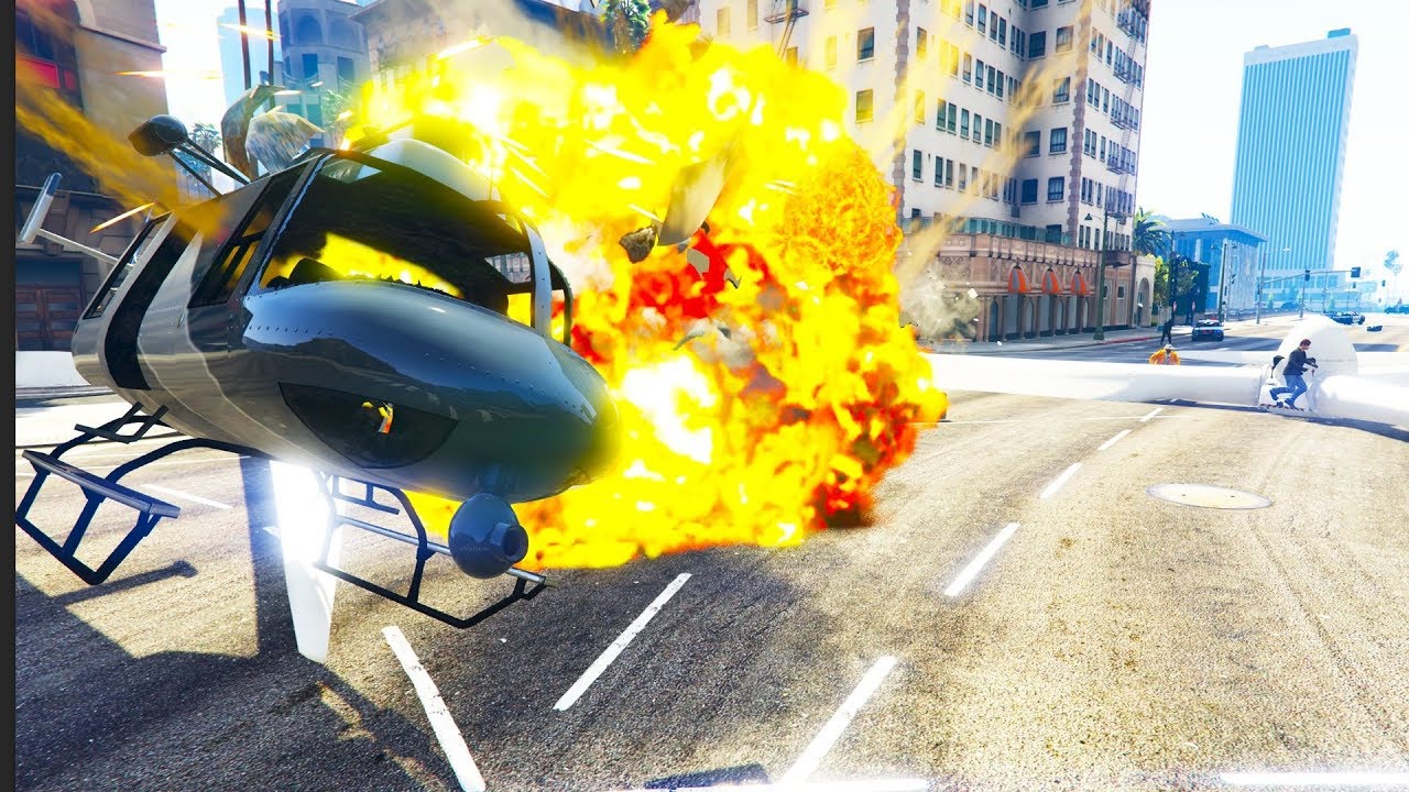 Ein GTA ONLINE Hacker CHEATET fliegende Rotoren!