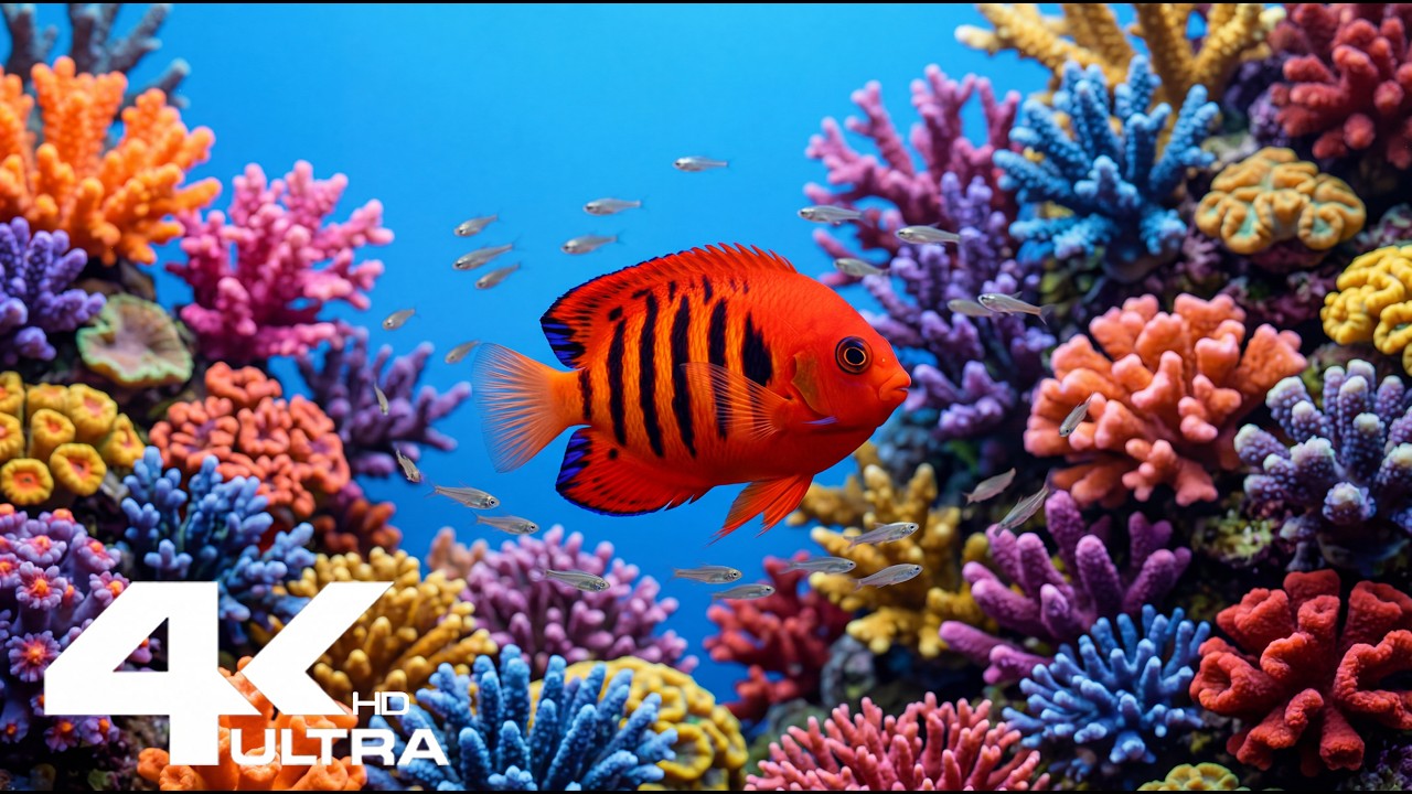 4K Deep Ocean Relaxation: Sea Animals & Calming Sleep Music to Beat Insomnia