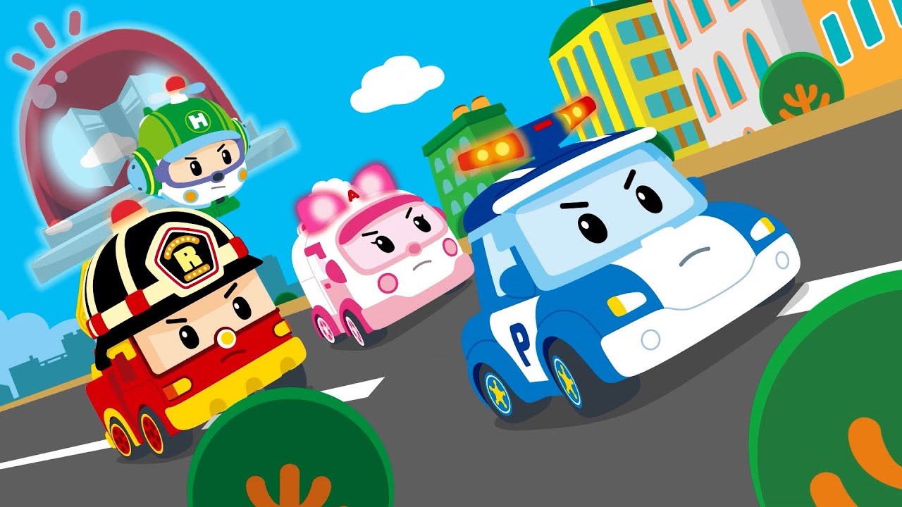 It's Robocar POLI Time!│POLI 1 Hour Playlist│Here We Go│Robocar POLI - Nursery Rhymes