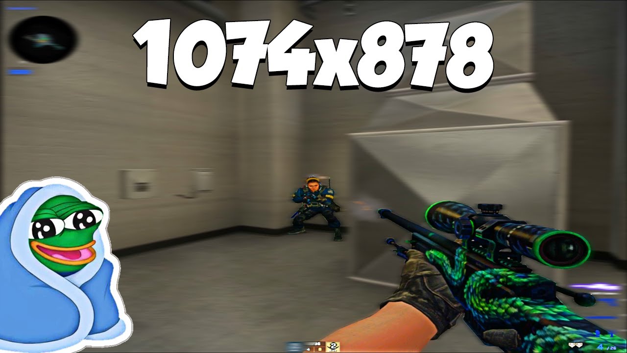 CS:GO : Resolution 1074x878