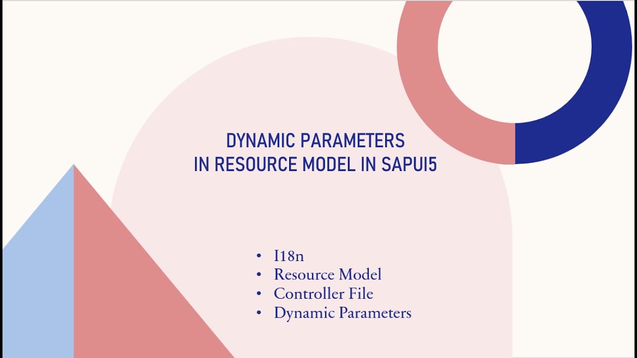 Dynamic Parameters in Resource Model (i18n) in SAPUI5 in Controller File | Resource Model