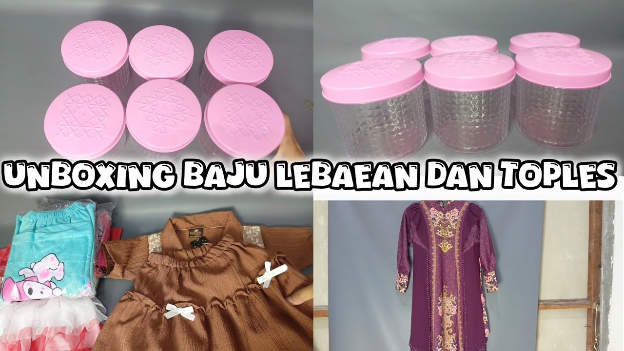 UNBOXING BAJU LEBARAN DAN TOPLES BARU✨VLOG RAMADHAN