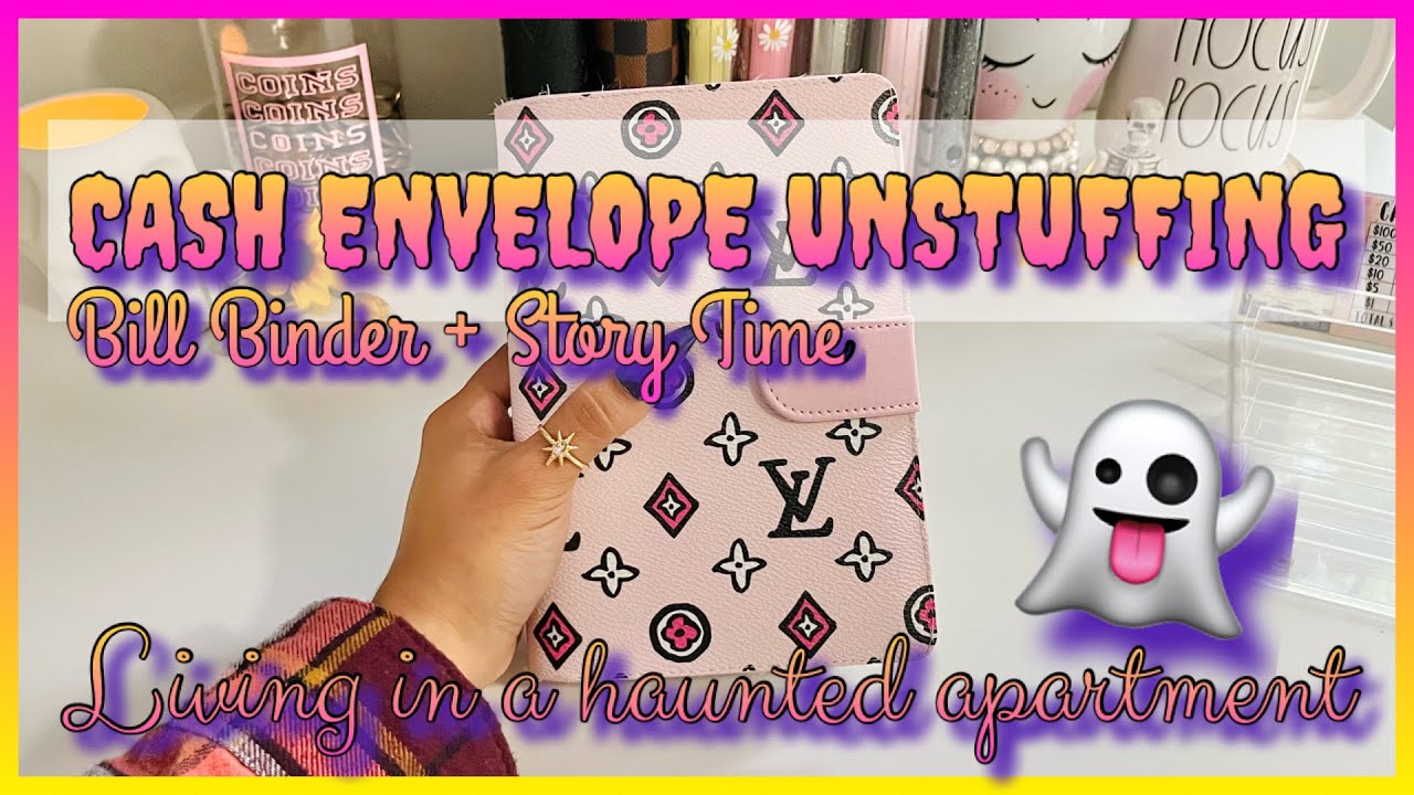UNSTUFFING MY BILL BINDER | STORY TIME | OCT 2022 | DAISYBUDGETS | CASHSTUFFING