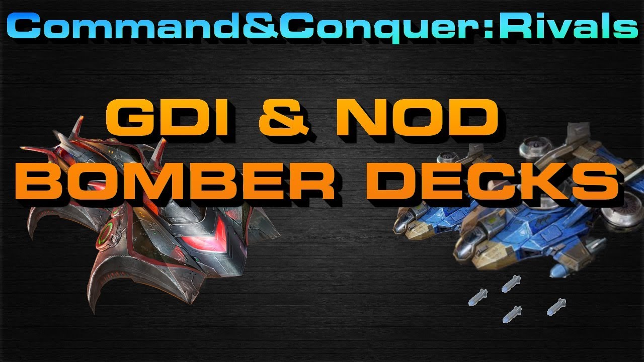 C&C Rivals, Nod and GDI Bomber Decks!