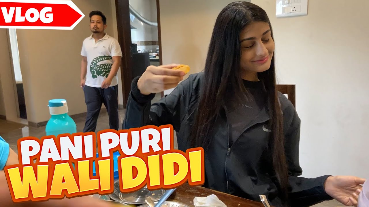 Payal made Pani Puri/Gol Gappe for us - Vlog