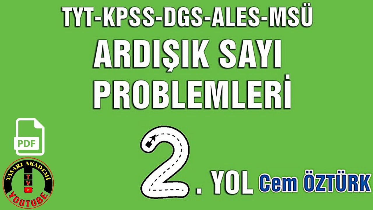 SAYI PROBLEMLERİ | ARDIŞIK SAYI PROBLEMLERİ | TYT - DGS - KPSS - ALES - MSÜ
