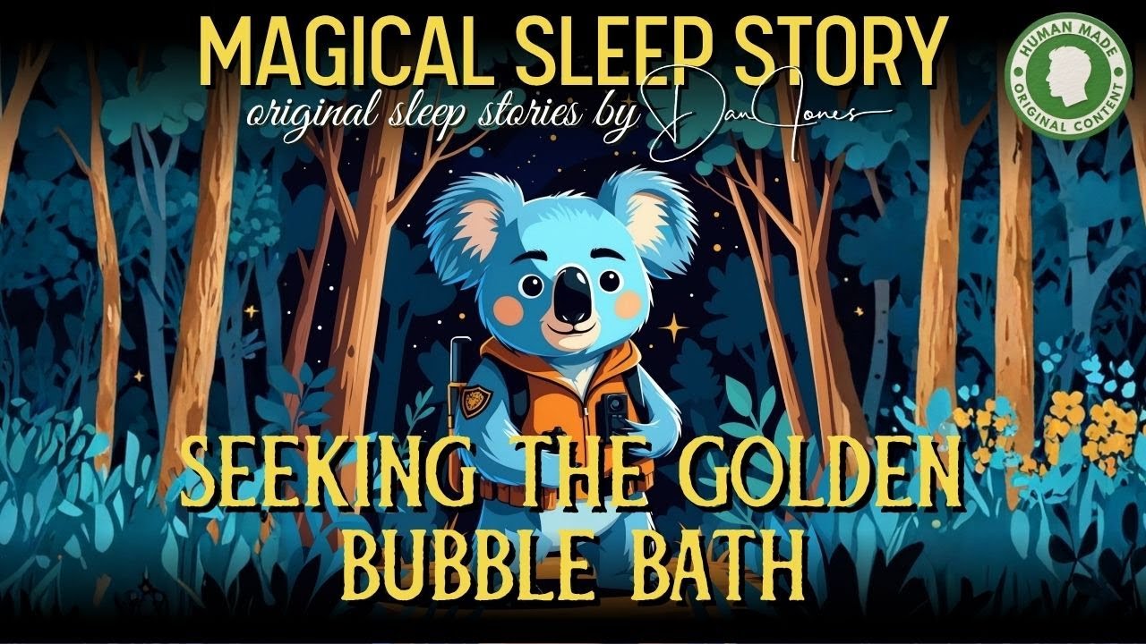 😴 Seeking The Golden Bubble Bath 💤 Bedtime Story | Dan Jones Sleep Stories (No AI) | Black Screen