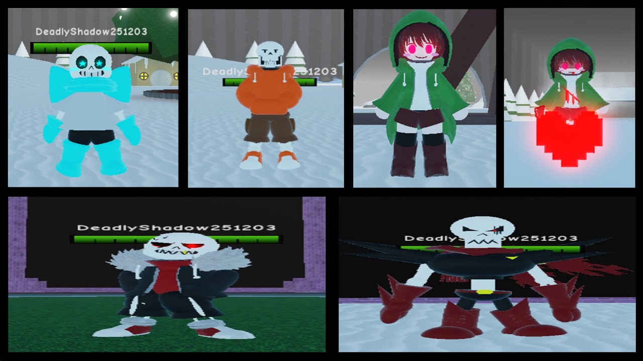 AU Characters [Part 1] [Showcase] [Undertale Ultimate Timeline]