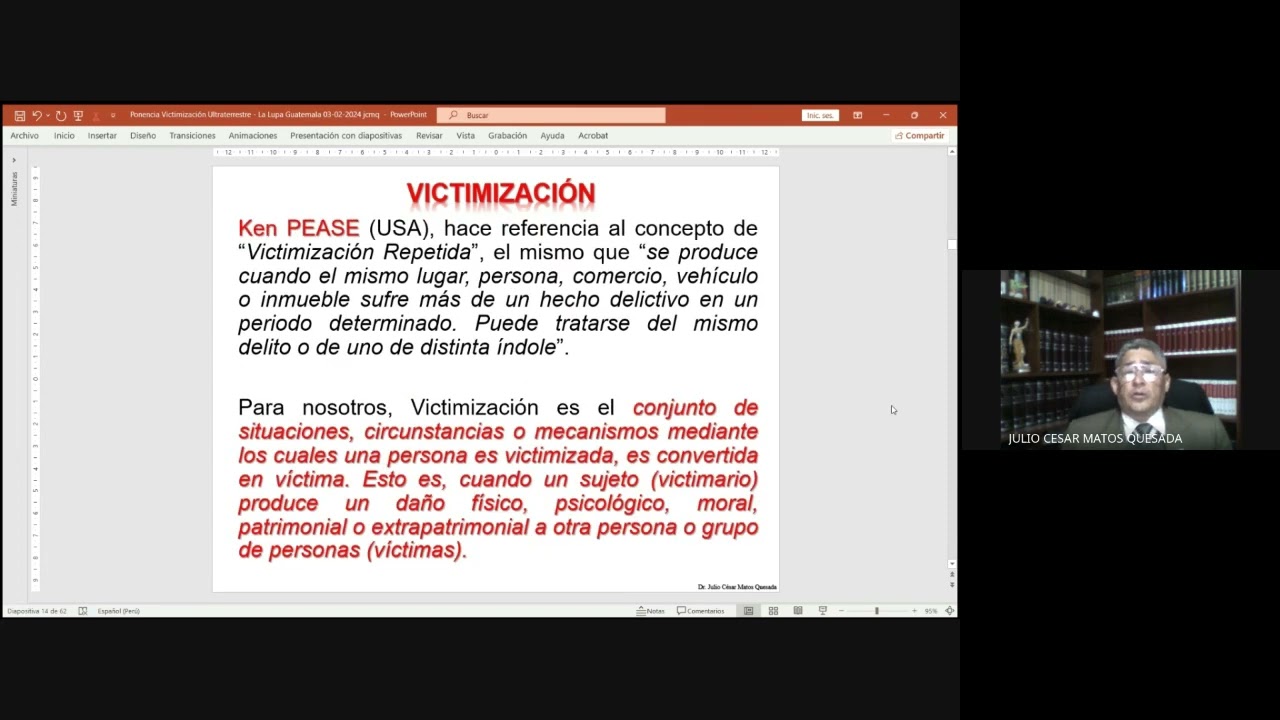 Ciclo Internacional de Victimolog&iacute;a - 